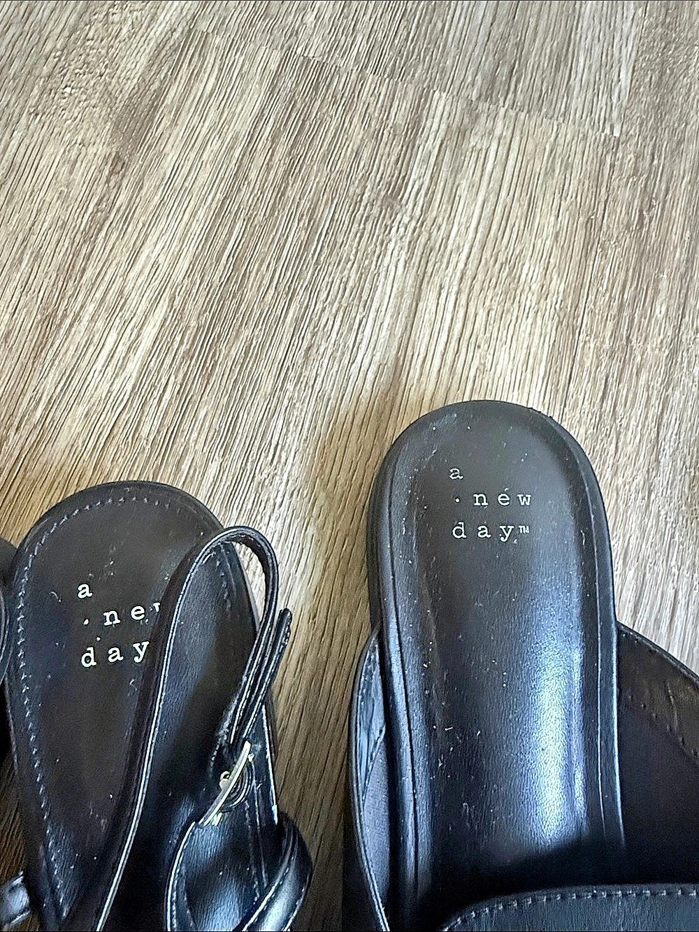 Target A New Day Black Bit Mules US 9.5 Lot of 2 - Picture 2 of 11